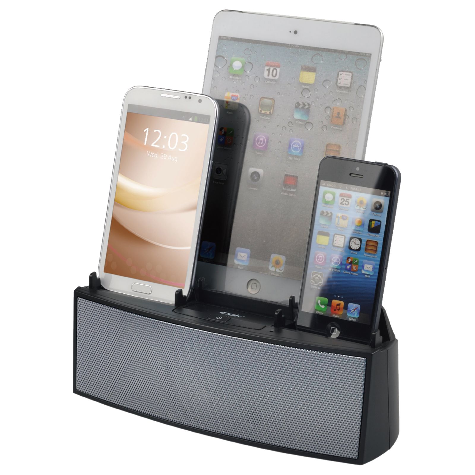 CR22 - 3 Port Smart Phone Charger with Speaker CR22 - 3 Port Smart Phone Charger with Speaker